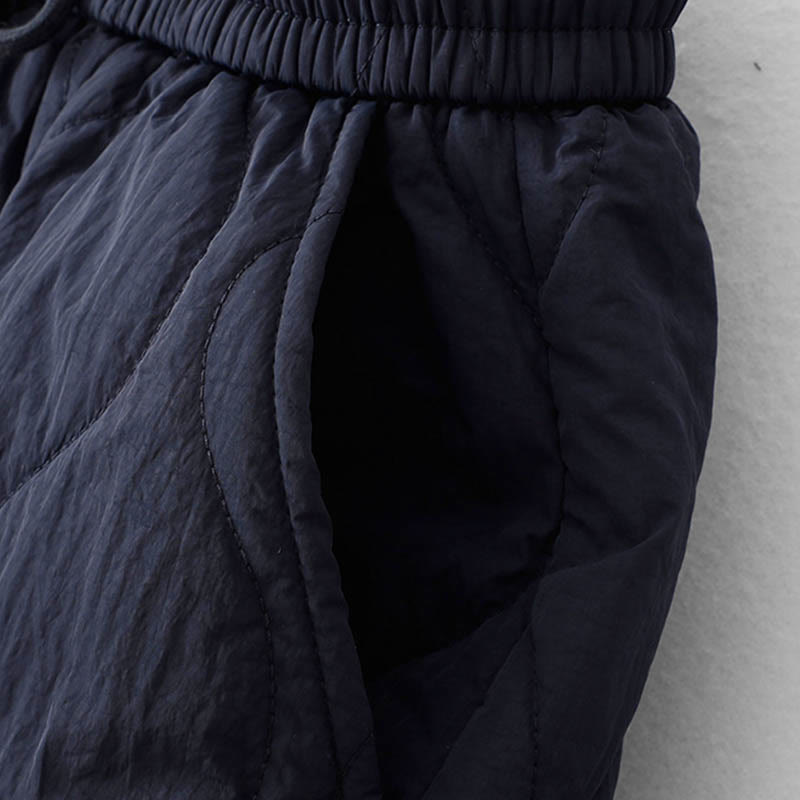 Pantalon thermique épais à poches, ourlet élastique uni, cordon de serrage, motif Buddha Stones pour femme - image 5