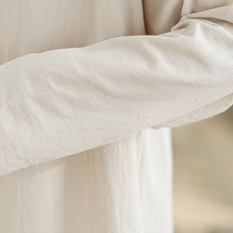 Ensemble de méditation zen pour femme, composé d'un t-shirt à manches longues et col en V et d'un pantalon large, inspiré des Buddha Stones. - image 9