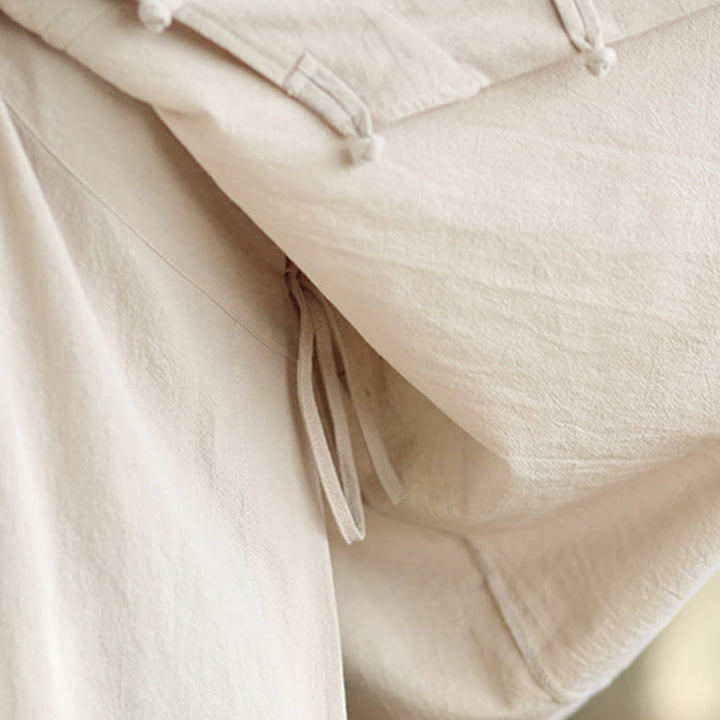 Ensemble de méditation zen pour femme, composé d'un t-shirt à manches longues et col en V et d'un pantalon large, inspiré des Buddha Stones. - image 10