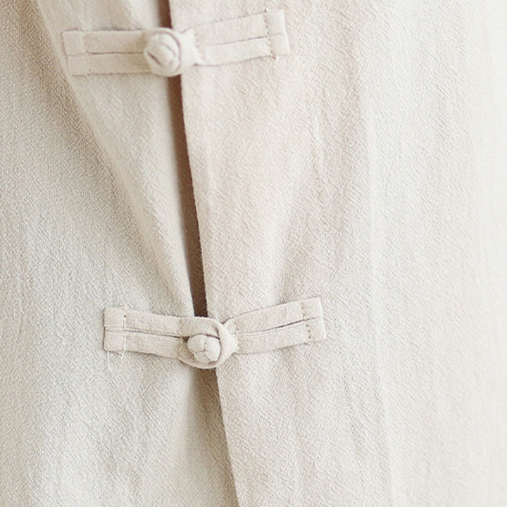 Ensemble de méditation zen pour femme, composé d'un t-shirt à manches longues et col en V et d'un pantalon large, inspiré des Buddha Stones. - image 8