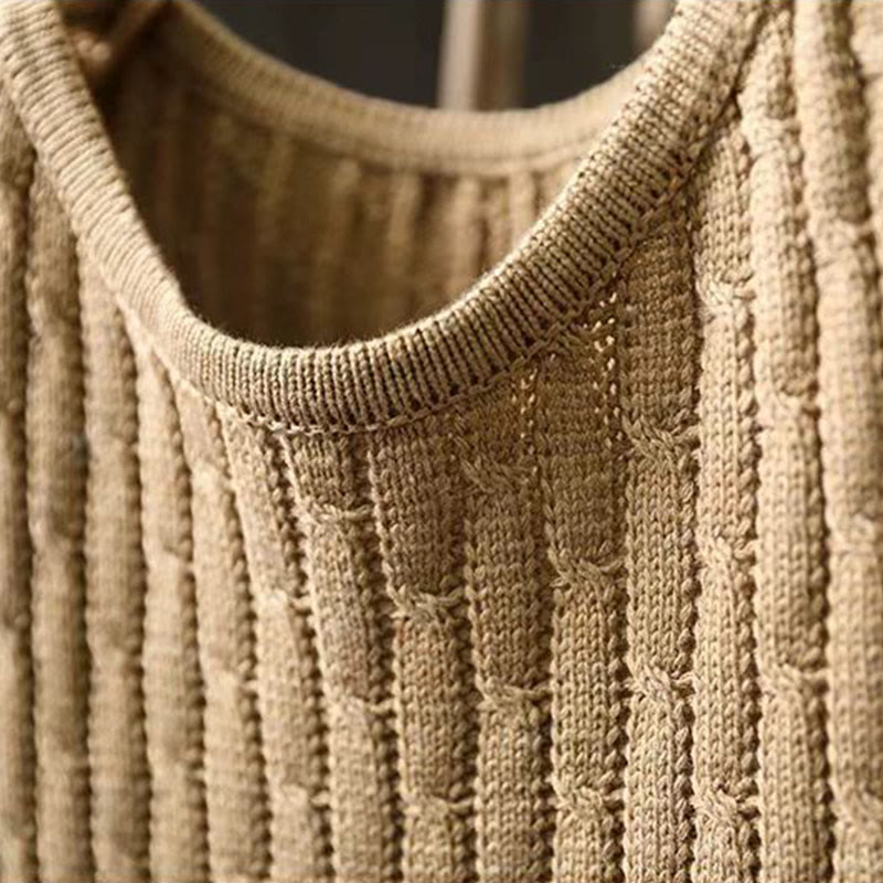 Pull en coton à manches longues et col rond pour femme, motif patchwork de Buddha Stones pour l'hiver - image 4