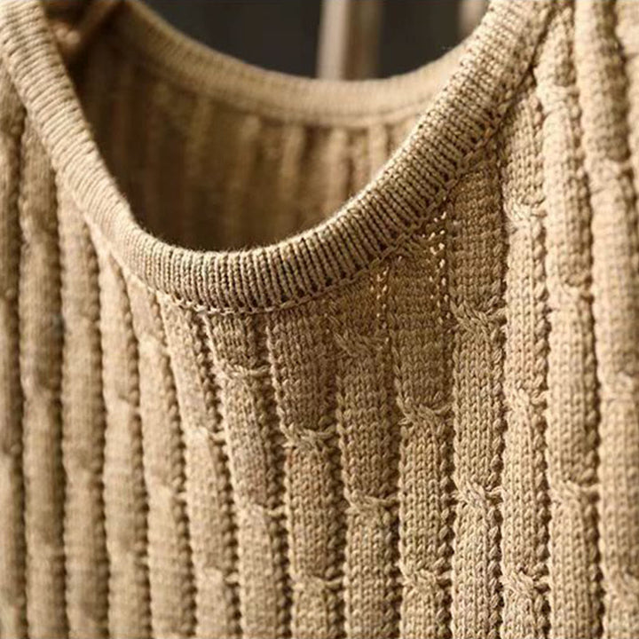 Pull en coton à manches longues et col rond pour femme, motif patchwork de Buddha Stones pour l'hiver - image 4