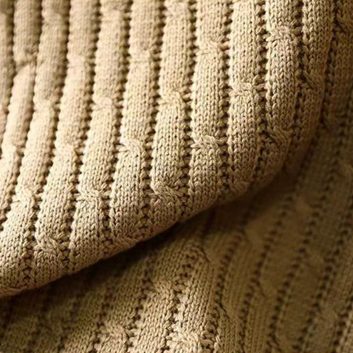Pull femme à manches longues et col rond, motif patchwork d'hiver Buddha Stones - image 5