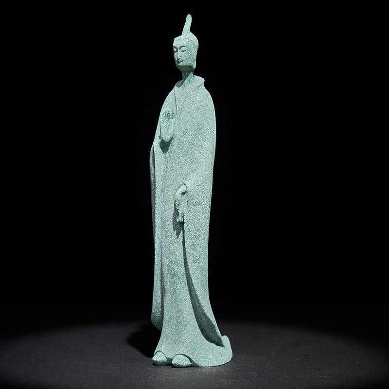 Statue de Bouddha en pierre, en Buddha Stones, pour la méditation ou la décoration intérieure (3,8 x 6,5 x 17 cm). - Bouddha 3,8 x 6,5 x 17 cm - image 0