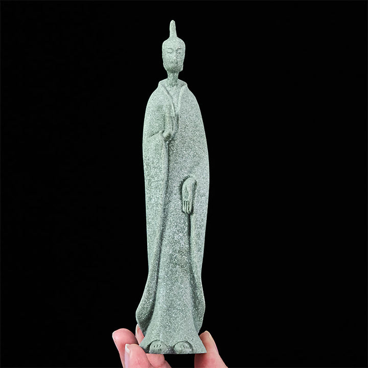 Statue de Bouddha en pierre, en Buddha Stones, pour la méditation ou la décoration intérieure (3,8 x 6,5 x 17 cm). - image 6