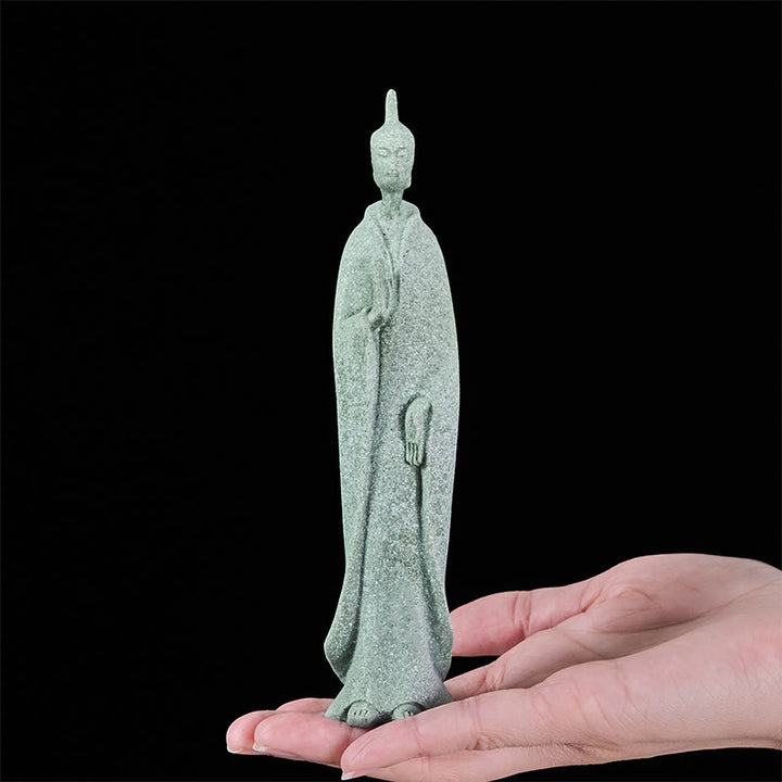 Statue de Bouddha en pierre, en Buddha Stones, pour la méditation ou la décoration intérieure (3,8 x 6,5 x 17 cm). - image 5