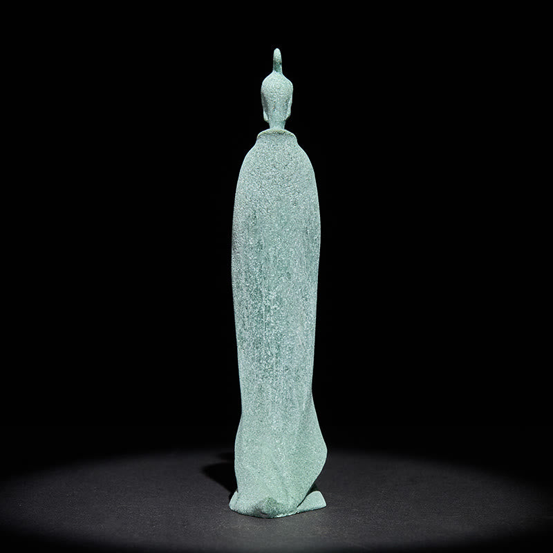 Statue de Bouddha en pierre, en Buddha Stones, pour la méditation ou la décoration intérieure (3,8 x 6,5 x 17 cm). - image 4
