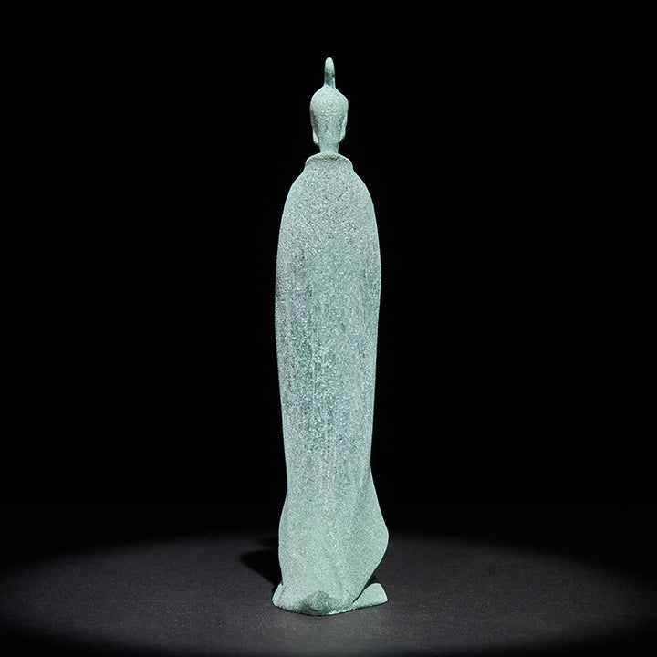 Statue de Bouddha en pierre, en Buddha Stones, pour la méditation ou la décoration intérieure (3,8 x 6,5 x 17 cm). - image 4