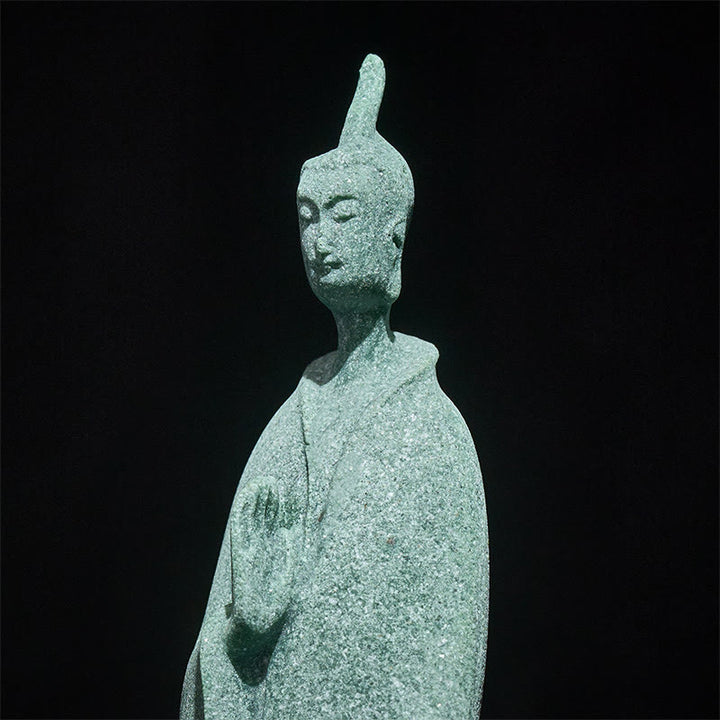 Statue de Bouddha en pierre, en Buddha Stones, pour la méditation ou la décoration intérieure (3,8 x 6,5 x 17 cm). - image 7