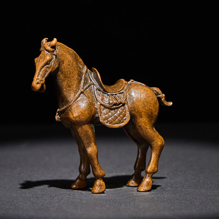 Buddha Stones , Année du Cheval, Décoration d'intérieur en alliage, 7,5 x 2,6 x 7 cm - Cheval 7,5*2,6*7 cm - image 0