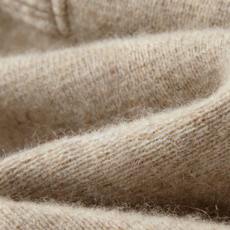 Pull en laine à manches longues pour homme, motif grenouille chinoise, couleur unie, Buddha Stones - image 13