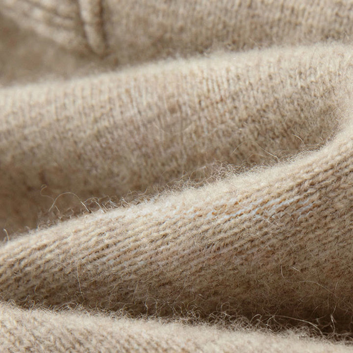 Pull en laine à manches longues pour homme, motif grenouille chinoise, couleur unie, Buddha Stones - image 13