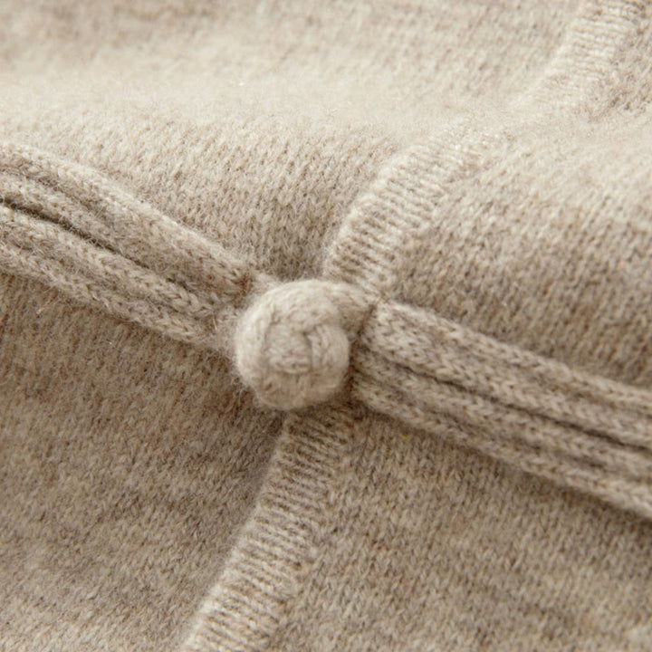 Pull en laine à manches longues pour homme, motif grenouille chinoise, couleur unie, Buddha Stones - image 11