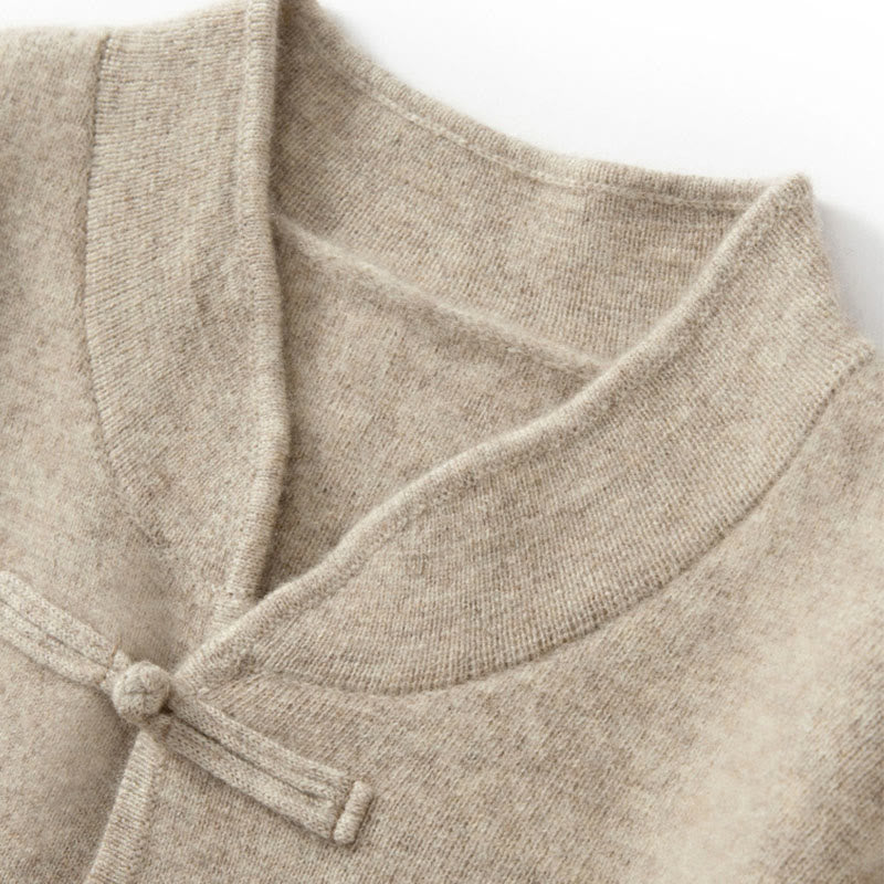 Pull en laine à manches longues pour homme, motif grenouille chinoise, couleur unie, Buddha Stones - image 10