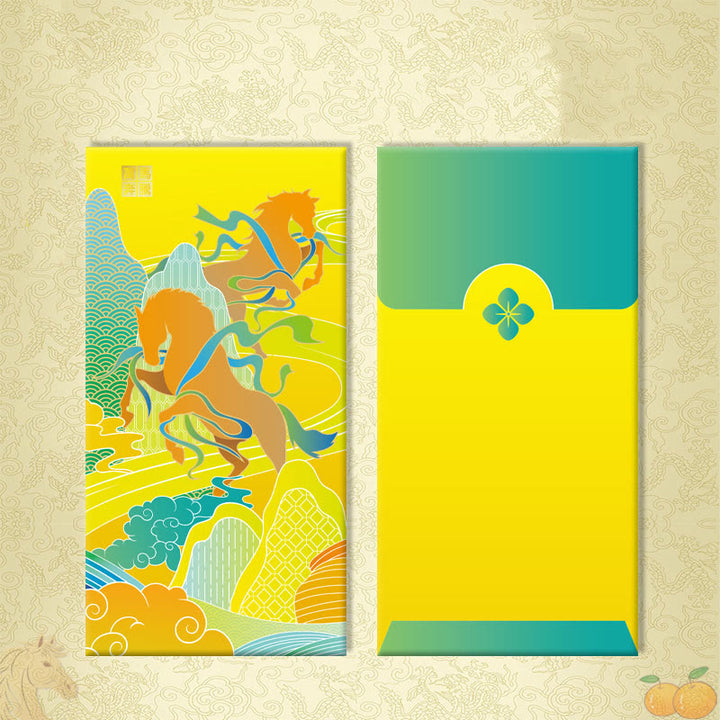 Buddha Stones ( lot de 6) - Enveloppe rouge chinoise multicolore - Attirez la richesse pour l'année du Cheval 2026 ! - 6 pièces Puissance et progrès exceptionnels - image 18