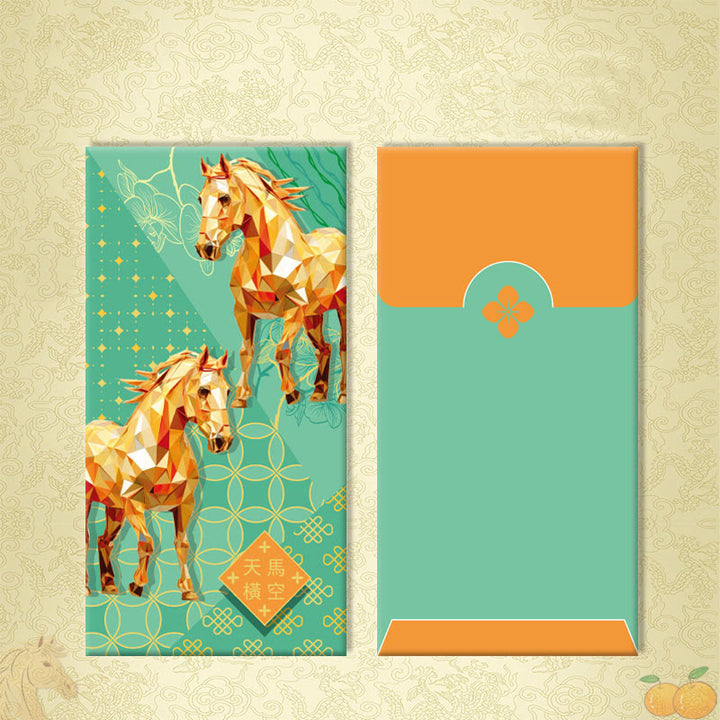 Buddha Stones ( lot de 6) - Enveloppe rouge chinoise multicolore - Attirez la richesse pour l'année du Cheval 2026 ! - 6 pièces pour une imagination audacieuse et débordante - image 17