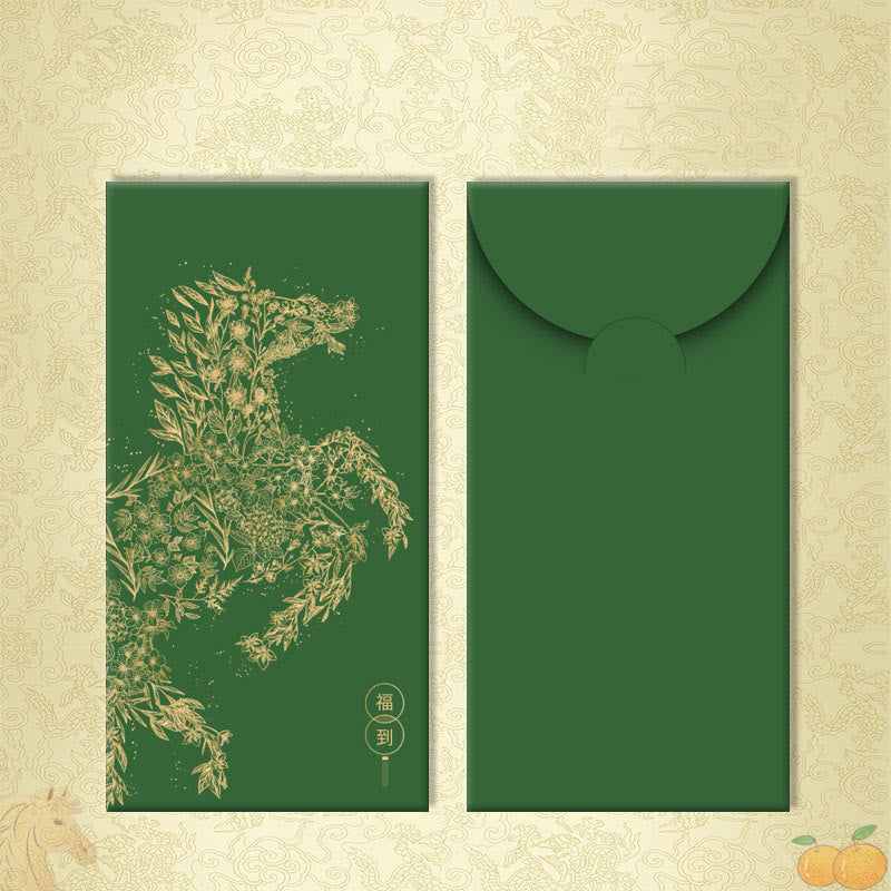 Buddha Stones ( lot de 6) - Enveloppe rouge chinoise multicolore - Attirez la richesse pour l'année du Cheval 2026 ! - 6 pièces Fortune arrive - image 9