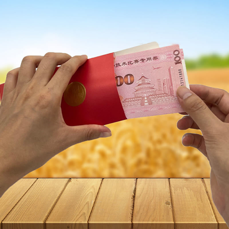 Buddha Stones ( lot de 6) - Enveloppe rouge chinoise multicolore - Attirez la richesse pour l'année du Cheval 2026 ! - image 27