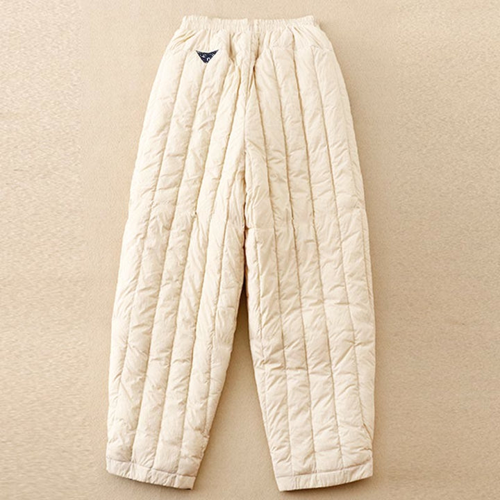Pantalon thermique patchwork d'hiver pour femme Buddha Stones avec poches - image 1