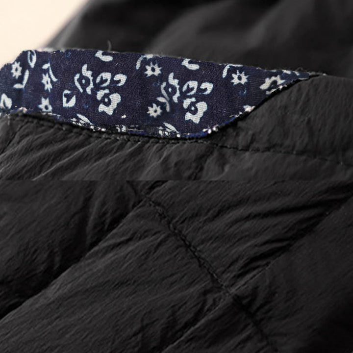 Pantalon d'hiver thermique patchwork en coton pour femme Buddha Stones avec poches - image 10