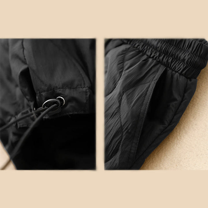 Pantalon d'hiver chaud pour femme, longueur cheville, avec poches, motif lignes courbes et Buddha Stones - image 12