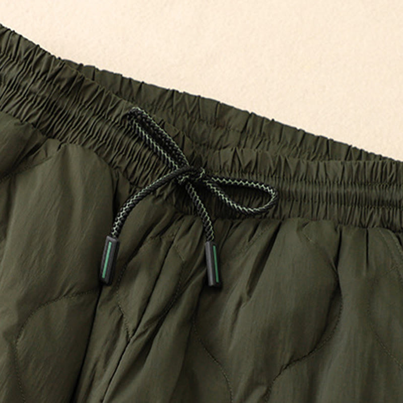 Pantalon d'hiver chaud pour femme, longueur cheville, avec poches, motif lignes courbes et Buddha Stones - image 14