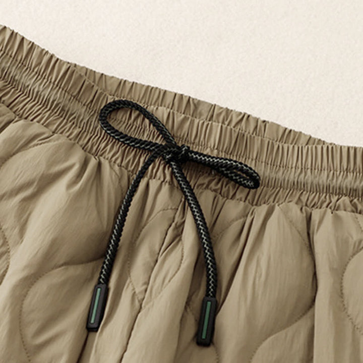 Pantalon d'hiver chaud pour femme, longueur cheville, avec poches, motif lignes courbes et Buddha Stones - image 2