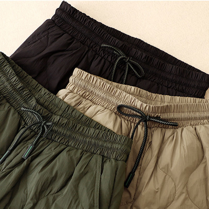 Pantalon d'hiver chaud pour femme, longueur cheville, avec poches, motif lignes courbes et Buddha Stones - image 18