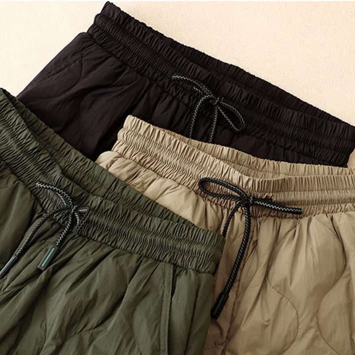 Pantalon d'hiver chaud pour femme, longueur cheville, avec poches, motif lignes courbes et Buddha Stones - image 18