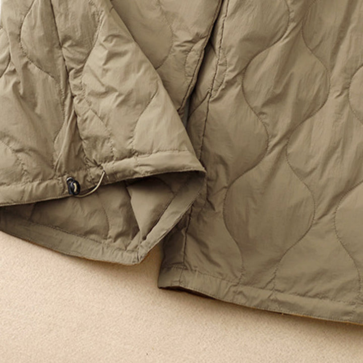 Pantalon d'hiver chaud pour femme, longueur cheville, avec poches, motif lignes courbes et Buddha Stones - image 4