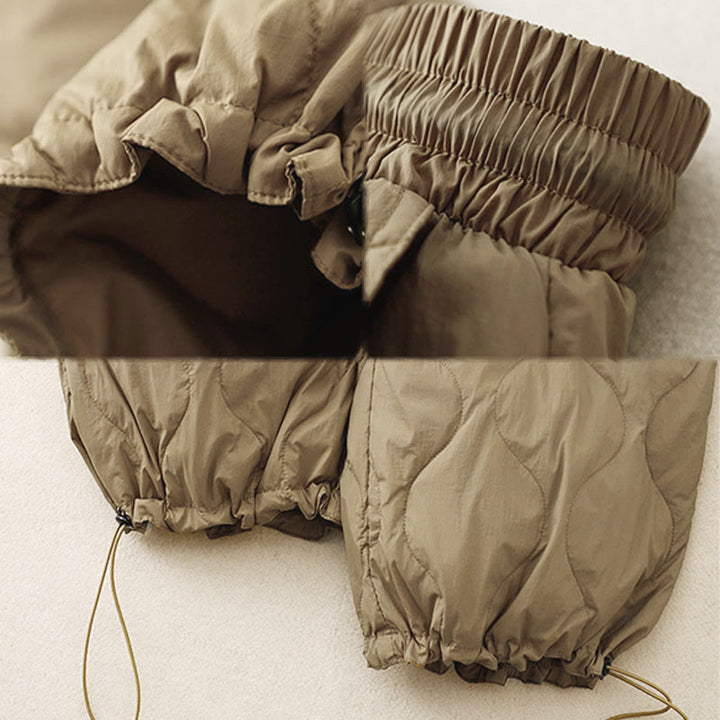 Pantalon d'hiver chaud pour femme, longueur cheville, avec poches, motif lignes courbes et Buddha Stones - image 7