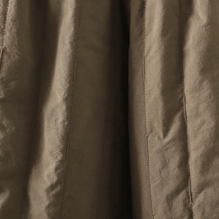 Pantalon harem femme en coton à rayures droites et motifs de Buddha Stones, avec poches - image 3