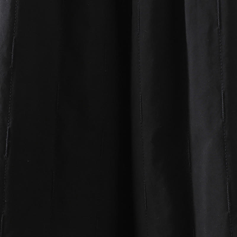 Pantalon harem femme en coton à rayures droites et motifs de Buddha Stones, avec poches - image 10