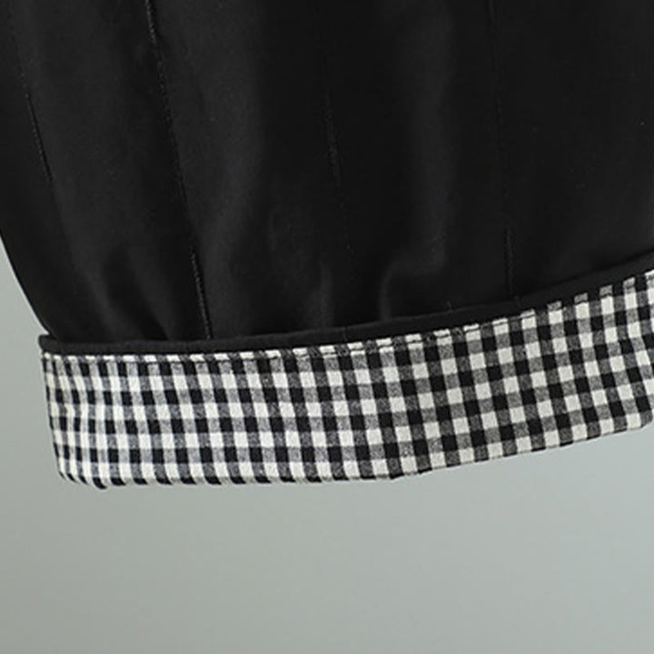 Pantalon harem femme en coton à rayures droites et motifs de Buddha Stones, avec poches - image 11