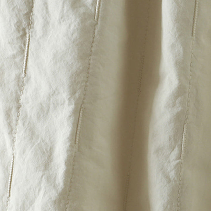 Pantalon harem femme en coton à rayures droites et motifs de Buddha Stones, avec poches - image 20