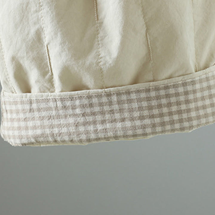 Pantalon harem femme en coton à rayures droites et motifs de Buddha Stones, avec poches - image 21