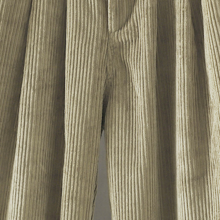 Pantalon Buddha Stones d'hiver en velours côtelé uni pour femme, taille haute, doublé polaire et poches - image 22