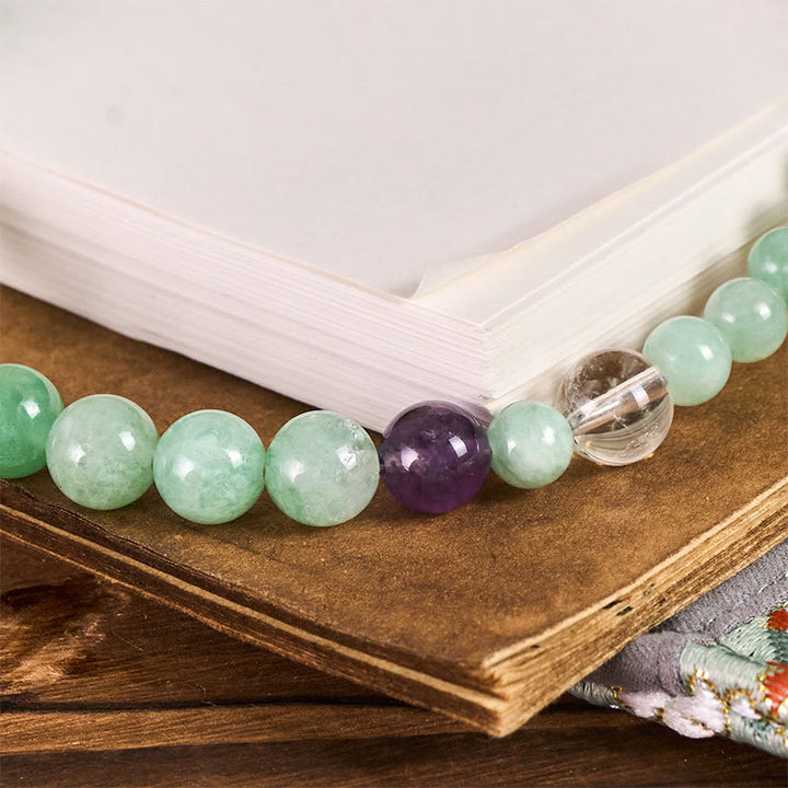 Porte-clés de prospérité en perles de jade et Buddha Stones, décoration à suspendre pour téléphone - image 2