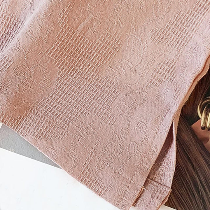 Chemise en coton à manches longues pour femme, motif Buddha Stones, col mandarin à boutons chinois, jacquard, jacquard, manches longues. - image 28