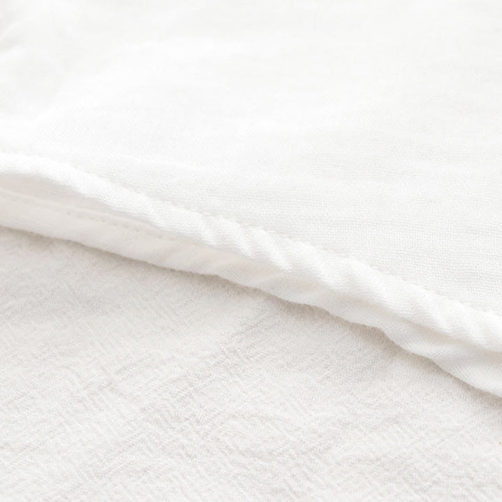 Chemise à manches longues en coton pour femme, Buddha Stones, automne, blanc et vert, boutons d'herbe - image 12