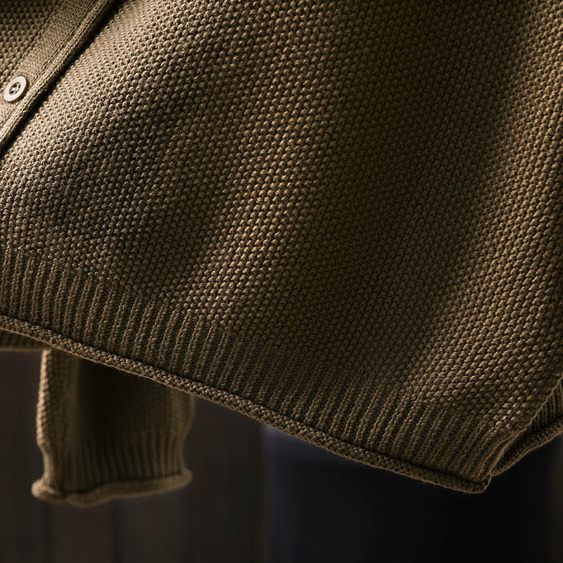 Gilet cardigan en coton à manches longues pour femme, orné de boutons floraux et de Buddha Stones - image 12