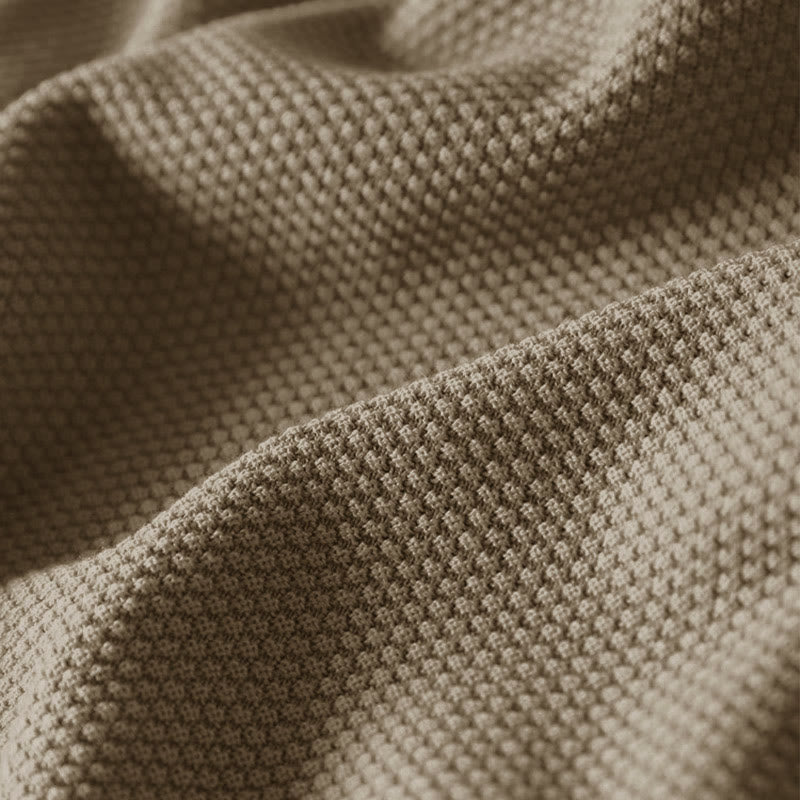 Pull en maille à manches longues pour femme, en coton, avec boutons colorés et col en V, Buddha Stones. - image 6