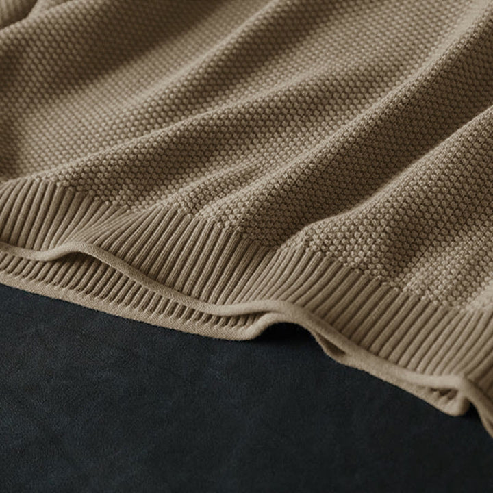 Pull en maille à manches longues pour femme, en coton, avec boutons colorés et col en V, Buddha Stones. - image 5