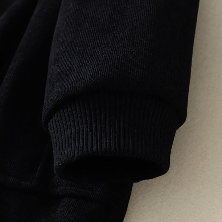 Robe midi d'hiver à col montant et manches longues en coton chaud pour femme, avec poches , Buddha Stones - image 23