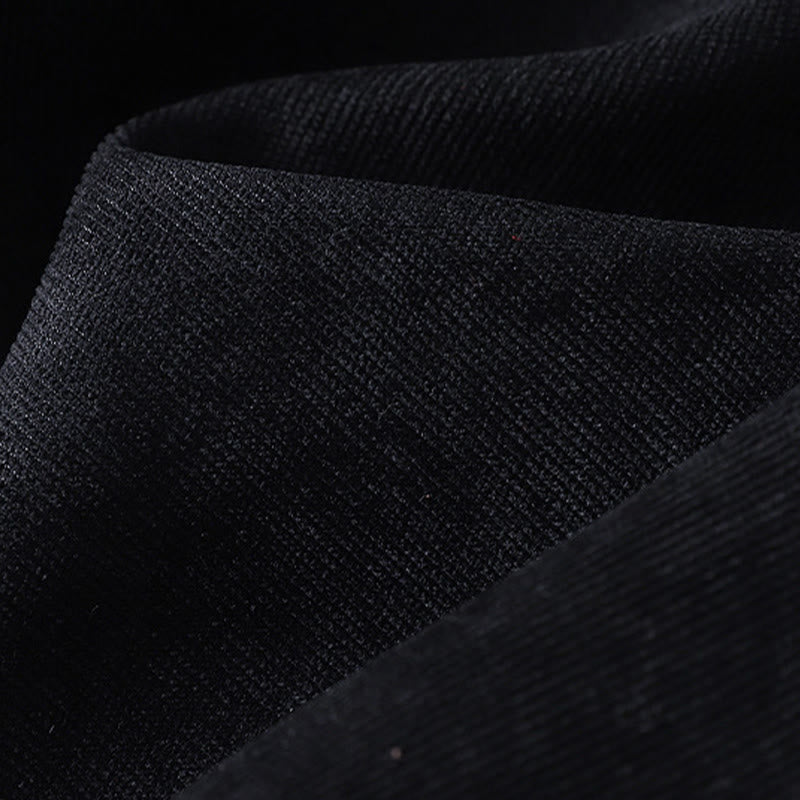 Robe midi d'hiver à col montant et manches longues en coton chaud pour femme, avec poches , Buddha Stones - image 25