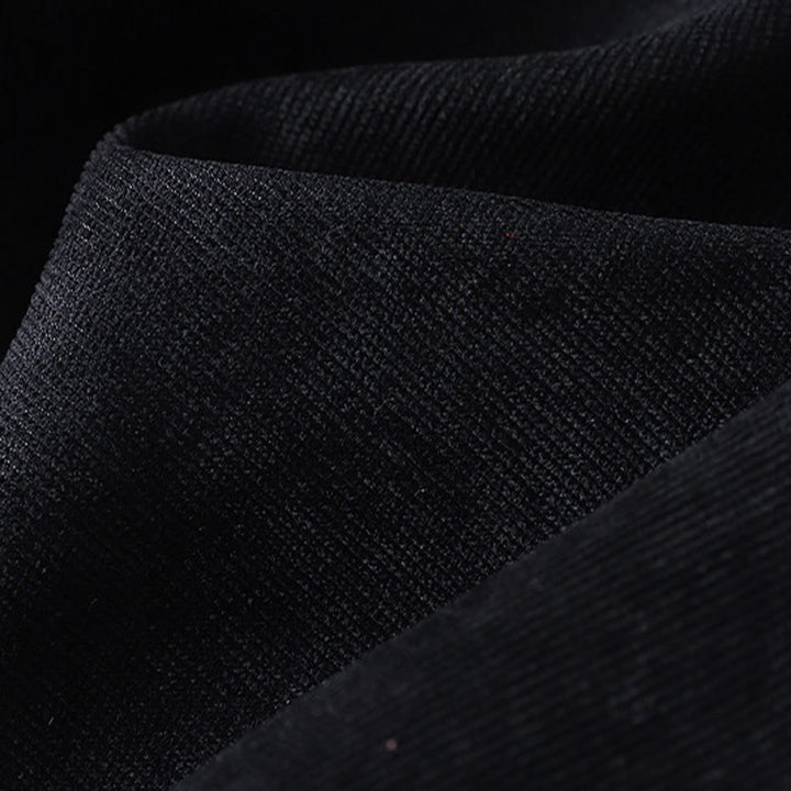 Robe midi d'hiver à col montant et manches longues en coton chaud pour femme, avec poches , Buddha Stones - image 25