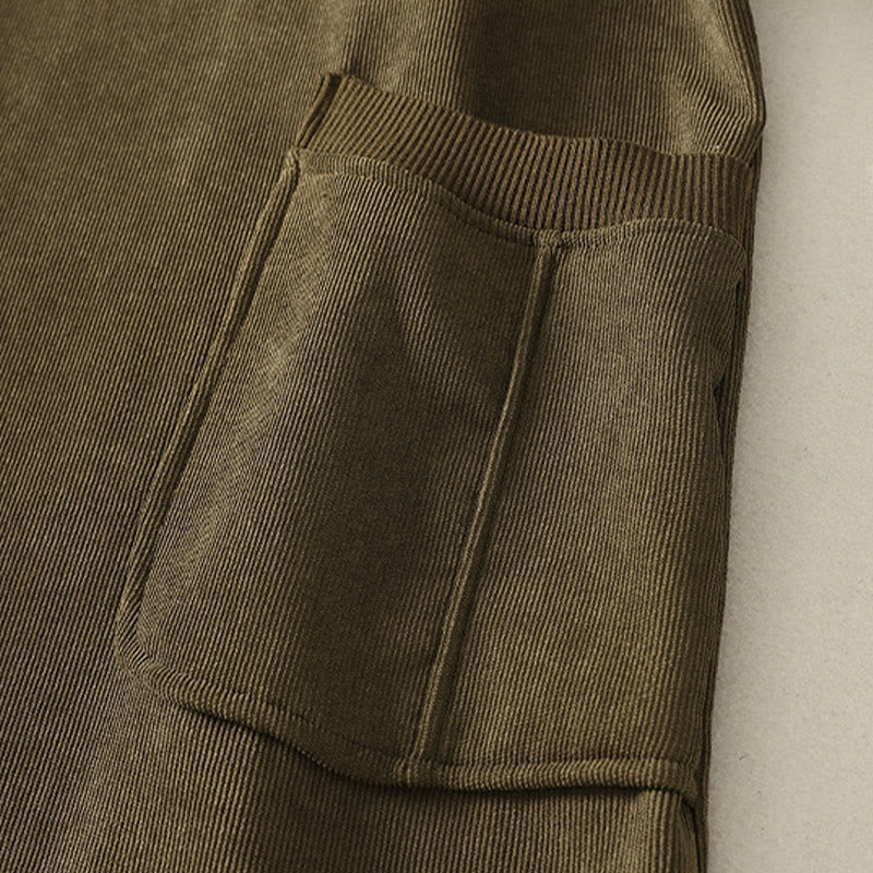 Robe midi d'hiver à col montant et manches longues en coton chaud pour femme, avec poches , Buddha Stones - image 18