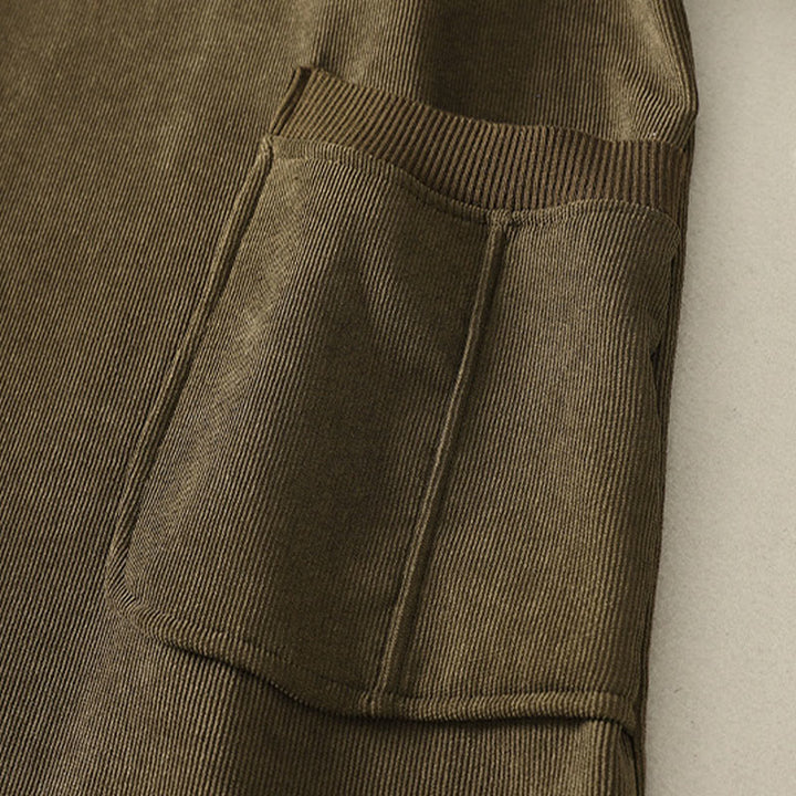 Robe midi d'hiver à col montant et manches longues en coton chaud pour femme, avec poches , Buddha Stones - image 18