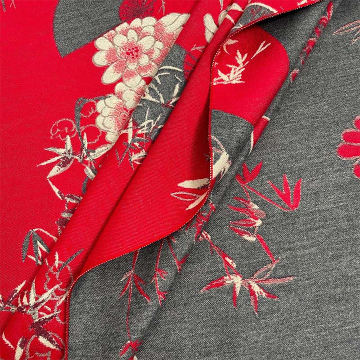 Écharpe-châle douillette en bambou à motif de pivoines et de pierres de Buddha Stones - image 7