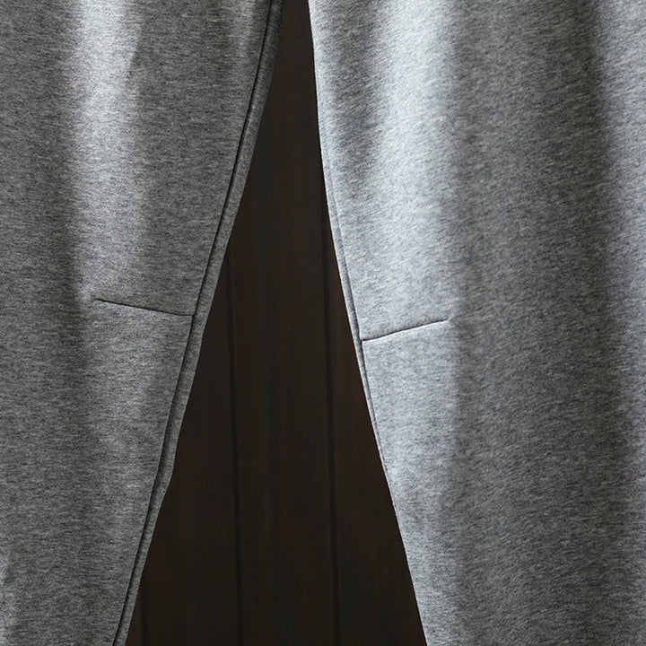 Pantalon en coton uni à blocs de couleur Buddha Stones Fall pour femme, avec poches - image 6